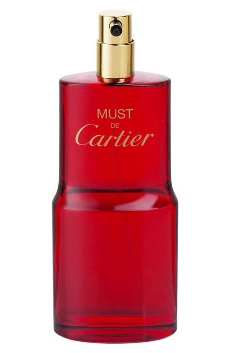 must gold cartier|must de cartier perfume refill.